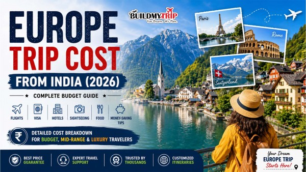 Europe Trip Cost from India (2026): Complete Budget Guide, Visa, Packages & Money-Saving Tips